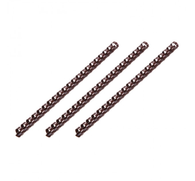 2E Пружина для палітурки 2E пл. 16мм (100 шт.) шоколад (2E-PL16-100CH)