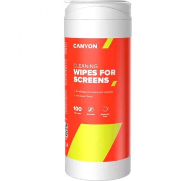 Canyon Серветки Canyon Screen Cleaning Wipes, 100 wipes, Blister (CNE-CCL11-H)