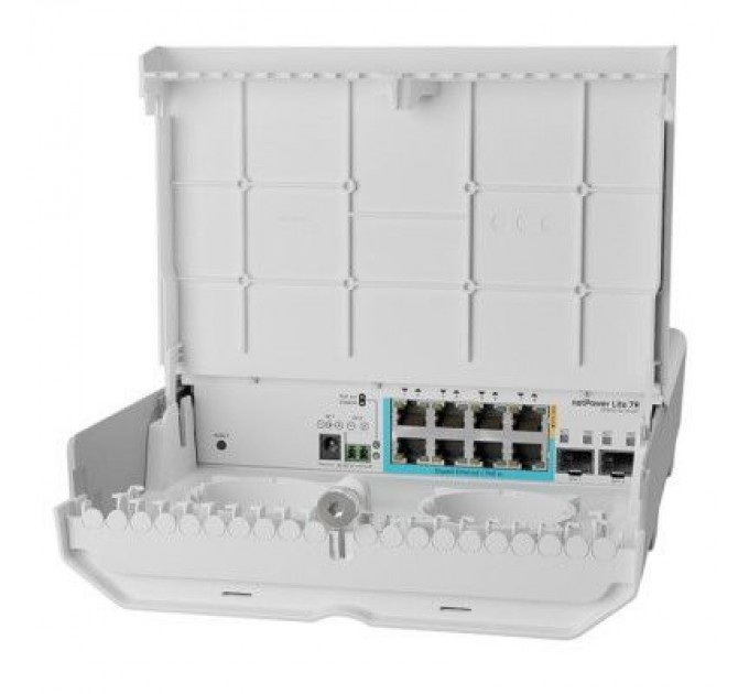 Mikrotik Комутатор мережевий Mikrotik CSS610-1Gi-7R-2S+OUT