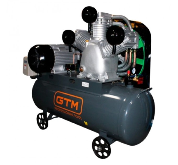 GTM Компресор GTM 300л, 2800/2000л/хв, 15кВт, 10бар, 380В, 3 циліндри V-под. (KCJ3120-300L)