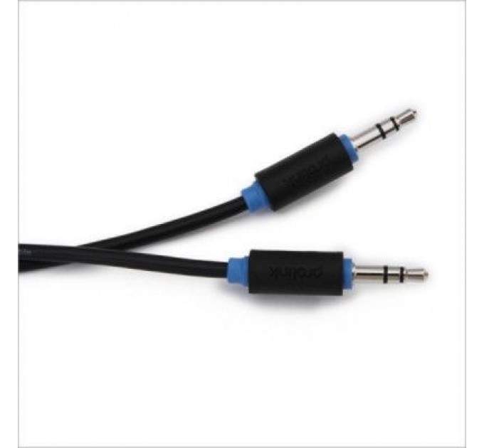 Prolink Кабель мультимедійний Jack 3.5mm папа/Jack 3.5mm папа 0.5m Prolink (PB105-0050)