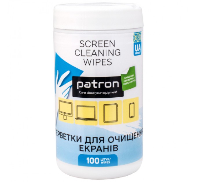 Patron Серветки Patron for TFT/PDA/LCD 100pcs, paper (F3-059)