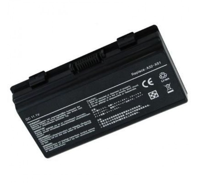 PowerPlant Акумулятор до ноутбука ASUS X51H (A32-T12, AS5151LH) 11.1V 5200mAh PowerPlant (NB00000011)