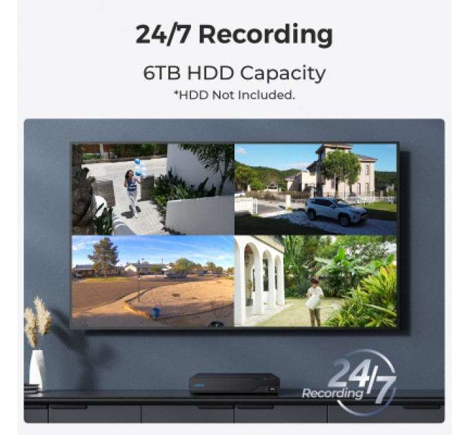 Reolink Реєстратор для відеоспостереження Reolink NVS4