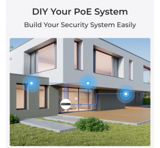 Reolink Реєстратор для відеоспостереження Reolink NVS4