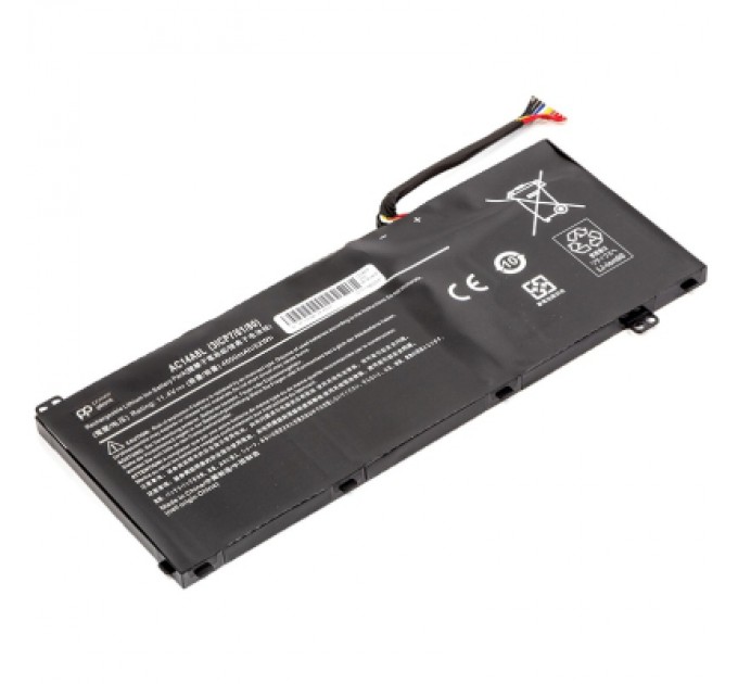 PowerPlant Акумулятор до ноутбука PowerPlant ACER Aspire V15 NITRO (AC14A8L/AC15B7L) 11.4V 4600mAh (NB410415)