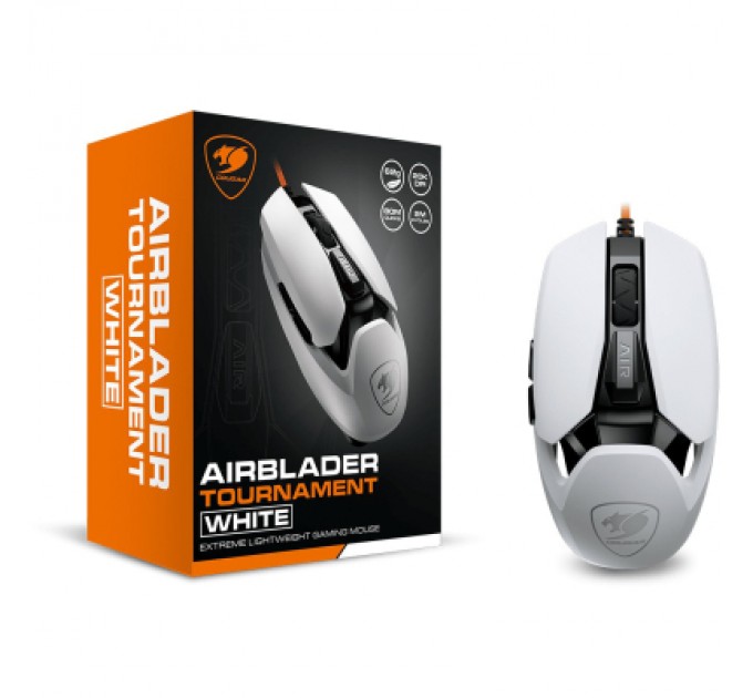 Cougar Мишка Cougar AirBlader Tournament USB White (AirBlader Tournament White)
