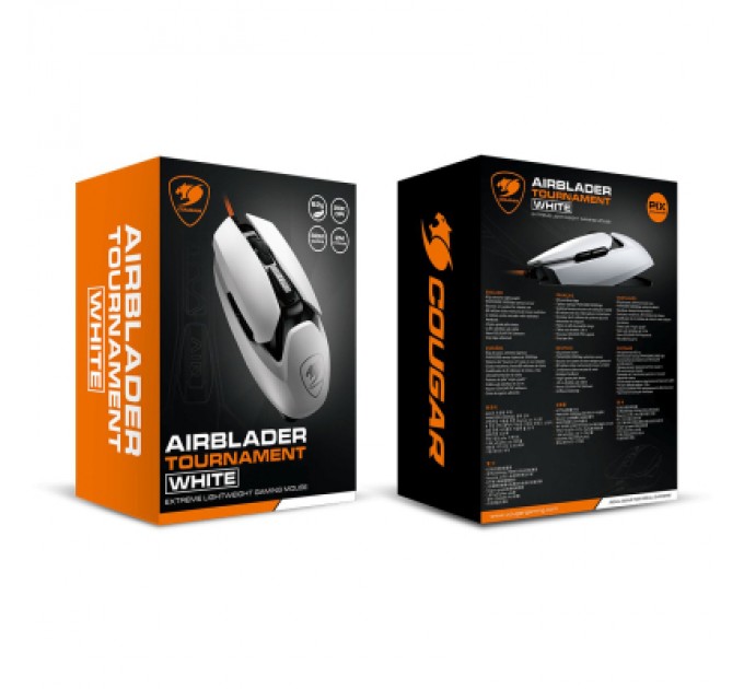 Cougar Мишка Cougar AirBlader Tournament USB White (AirBlader Tournament White)