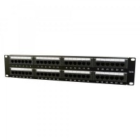Патч-панель 19" 48xRJ-45 UTP cat.5е, 2U, тип 110 Cablexpert (NPP-C548CM-001)