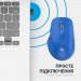 OfficePro Мишка OfficePro M230C Silent Click Wireless/Bluetooth Blue (M230С)