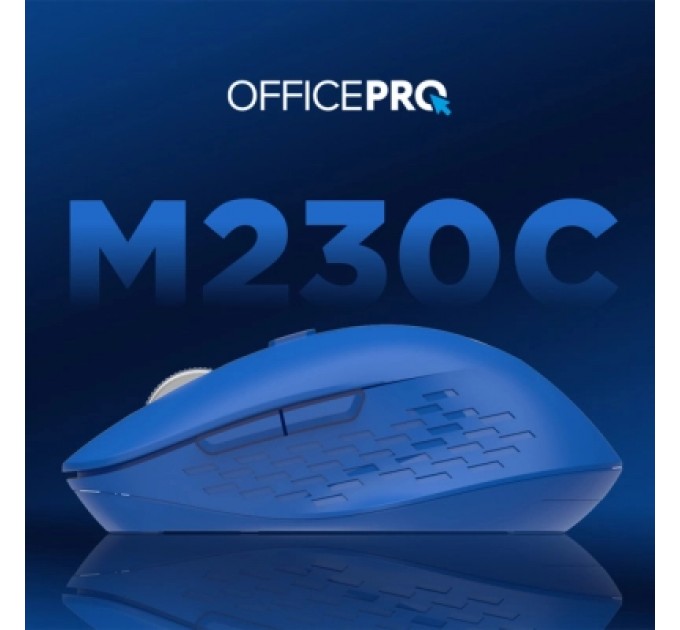 OfficePro Мишка OfficePro M230C Silent Click Wireless/Bluetooth Blue (M230С)