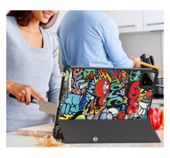 BeCover Чохол до планшета BeCover Smart Case Xiaomi Pad 7 / 7 Pro 11.2" Graffiti (712804)