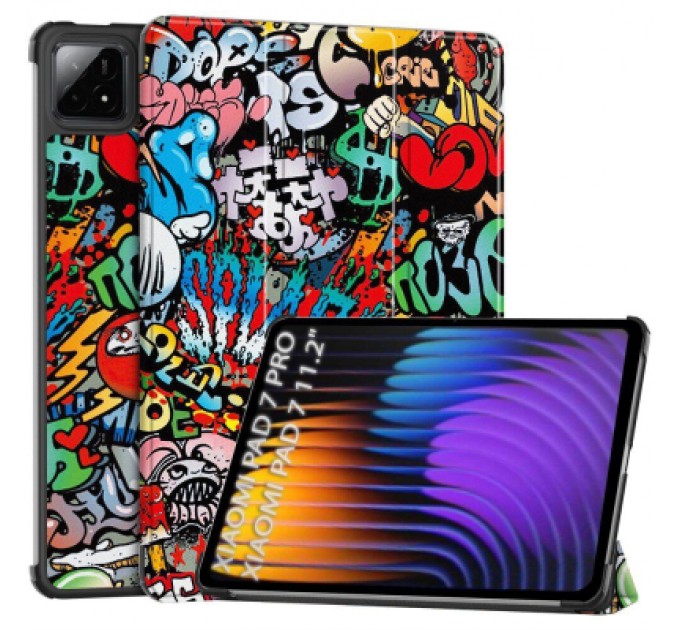 BeCover Чохол до планшета BeCover Smart Case Xiaomi Pad 7 / 7 Pro 11.2" Graffiti (712804)