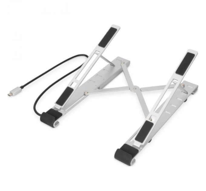 Digitus Підставка до ноутбука Digitus Variable Notebook Stand, до 17", USB-C Dock 5-Port (DA-90424)