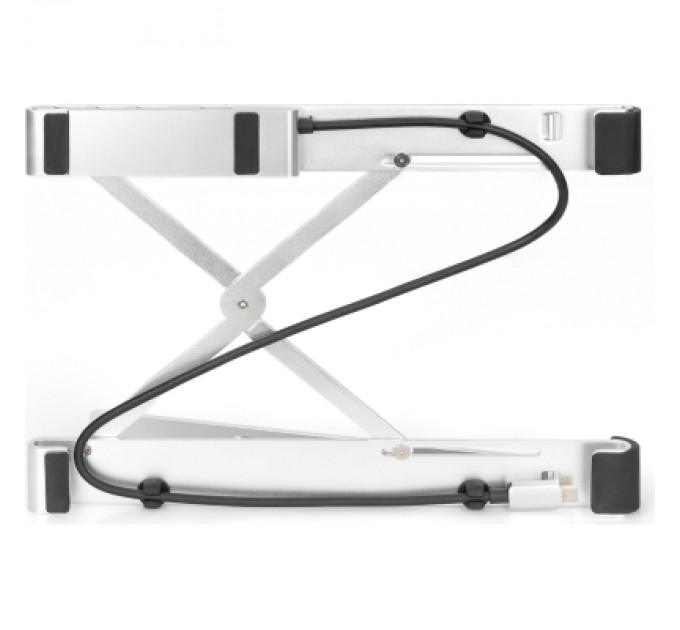 Digitus Підставка до ноутбука Digitus Variable Notebook Stand, до 17", USB-C Dock 5-Port (DA-90424)