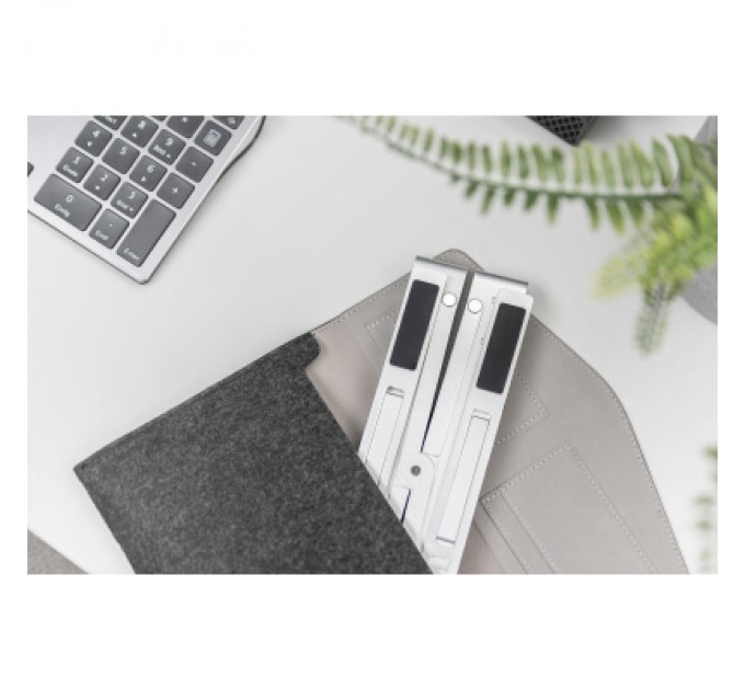 Digitus Підставка до ноутбука Digitus Variable Notebook Stand, до 17", USB-C Dock 5-Port (DA-90424)