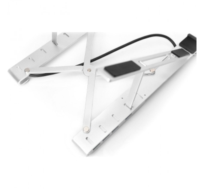Digitus Підставка до ноутбука Digitus Variable Notebook Stand, до 17", USB-C Dock 5-Port (DA-90424)