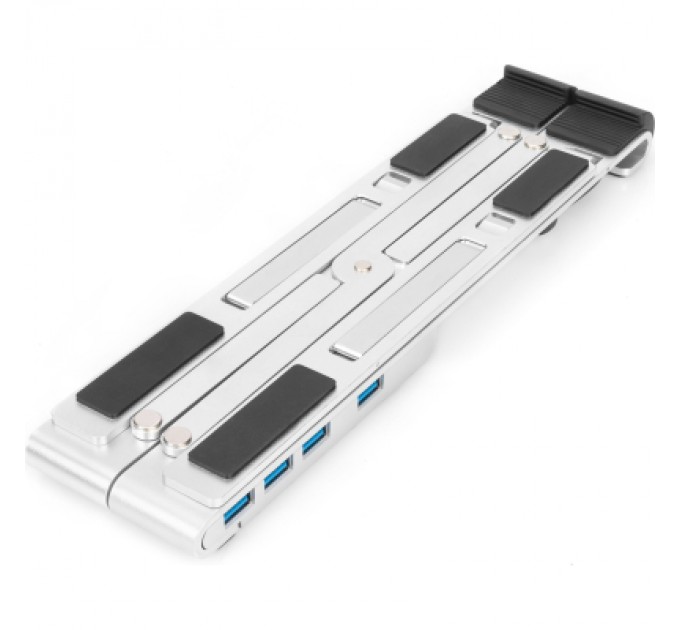 Digitus Підставка до ноутбука Digitus Variable Notebook Stand, до 17", USB-C Dock 5-Port (DA-90424)