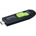 ADATA USB флеш накопичувач ADATA 32GB UC300 Black/Green Type-C USB 3.2 (ACHO-UC300-32G-RBK/GN)