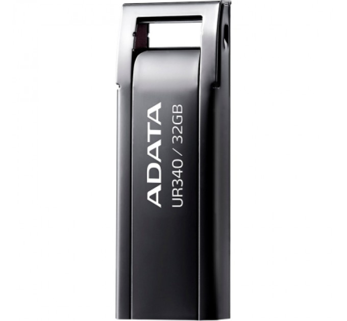 ADATA USB флеш накопичувач ADATA 32GB UR340 Black USB 3.2 (AROY-UR340-32GBK)