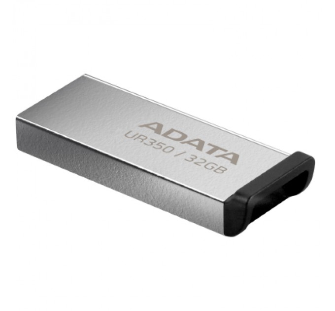 ADATA USB флеш накопичувач ADATA 32GB UR350 Silver-Black USB 3.2 (UR350-32G-RSR/BK)