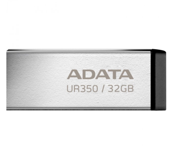 ADATA USB флеш накопичувач ADATA 32GB UR350 Silver-Black USB 3.2 (UR350-32G-RSR/BK)