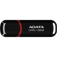 USB флеш накопичувач ADATA 256GB UV150 Black USB 3.2 (AUV150-256G-RBK)