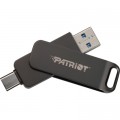 Patriot USB флеш накопичувач Patriot 32GB Rage R550 Matte Black USB 3.2/Type-C (PE32GR550DSAD)