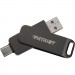 Patriot USB флеш накопичувач Patriot 32GB Rage R550 Matte Black USB 3.2/Type-C (PE32GR550DSAD)