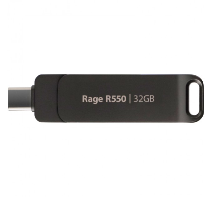 Patriot USB флеш накопичувач Patriot 32GB Rage R550 Matte Black USB 3.2/Type-C (PE32GR550DSAD)