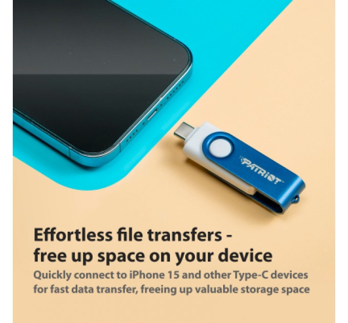 Patriot USB флеш накопичувач Patriot 32GB Xporter X550 USB 3.2/Type-C (PS32GX550AAD)