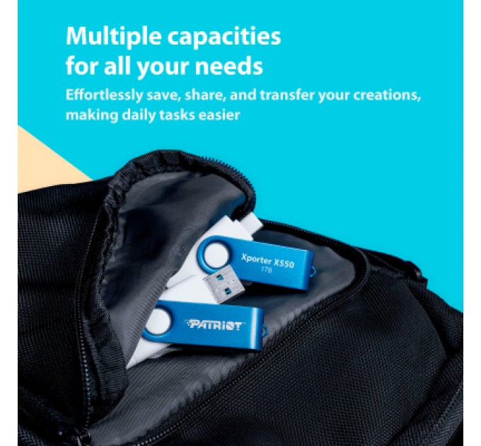Patriot USB флеш накопичувач Patriot 32GB Xporter X550 USB 3.2/Type-C (PS32GX550AAD)