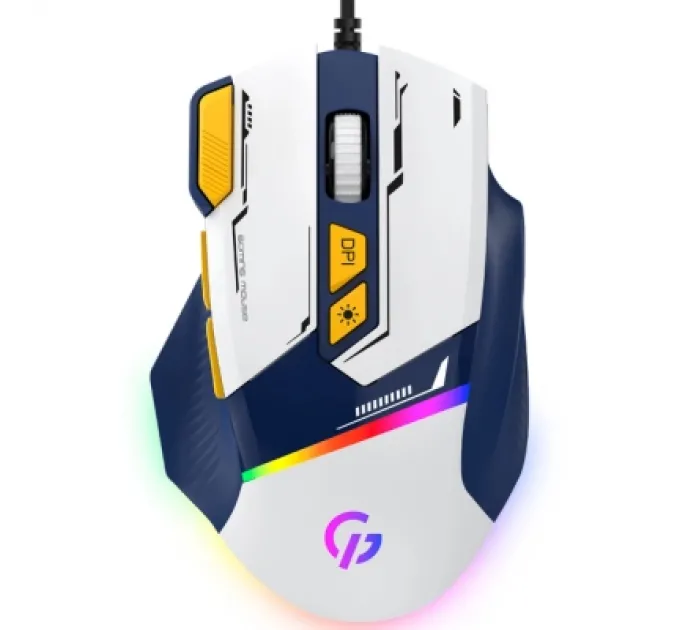 GamePro Мишка GamePro GM300BL USB Blue/White (GM300BL)