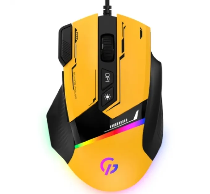 GamePro Мишка GamePro GM300Y USB Yellow/Black (GM300Y)