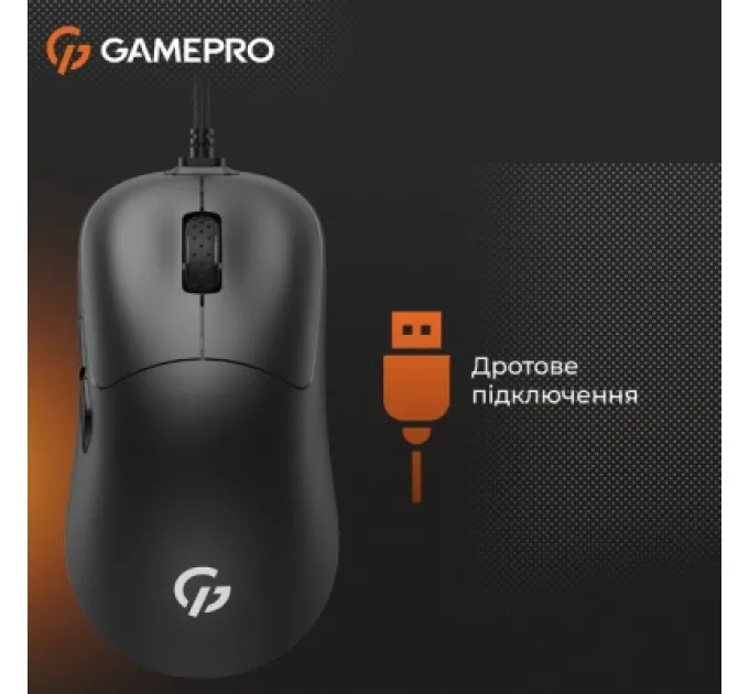 GamePro Мишка GamePro GM690B USB Black (GM690B)