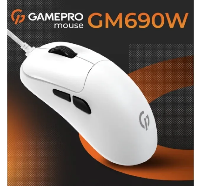 GamePro Мишка GamePro GM690W USB White (GM690W)