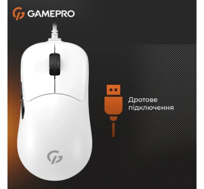 GamePro Мишка GamePro GM690W USB White (GM690W)