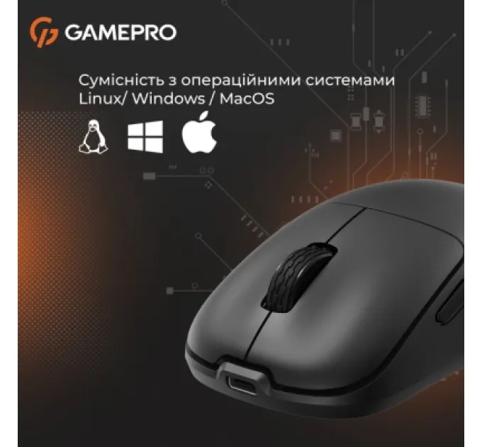 GamePro Мишка GamePro GM990B Wireless Black (GM990B)