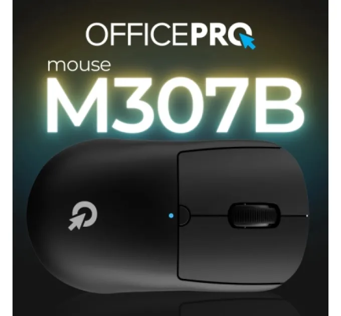OfficePro Мишка OfficePro M307B Silent Click Wireless/Bluetooth Black (M307B)