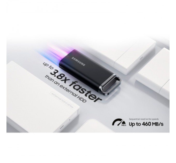 Samsung Накопичувач SSD USB 3.2 2TB T5 Shield Samsung (MU-PH2T0S/WW)