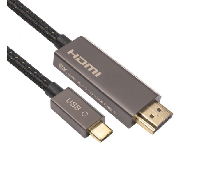 Cabletime Кабель мультимедійний USB-C to HDMI 2.0m Cabletime (CA914258)