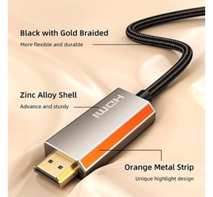 Cabletime Кабель мультимедійний USB-C to HDMI 2.0m Cabletime (CA914258)