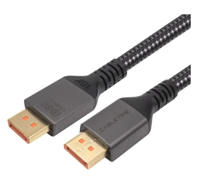 Cabletime Кабель мультимедійний DisplayPort to DisplayPort 2.0m V2.1 Cabletime (CA914241)