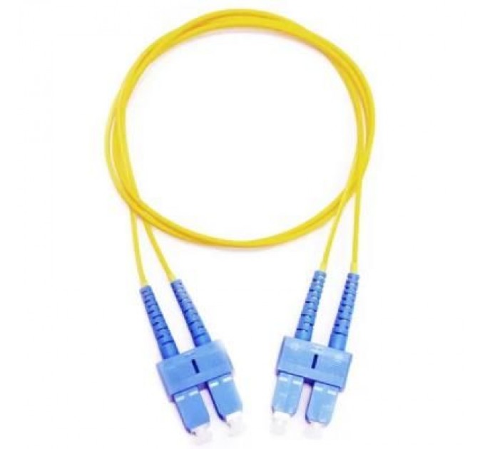 CMS Оптичний патчкорд CMS SC/UPC-SC/UPC SingleMode, Duplex, 2м (UPC-2SCSC(SM)D(ON))