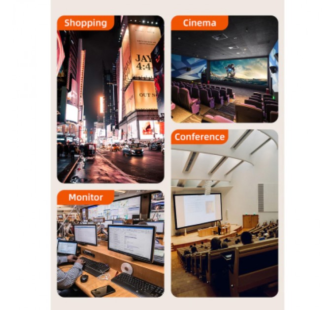 Cabletime Кабель мультимедійний HDMI to HDMI 30.0m v2.1 AOC Cabletime (CA914050)