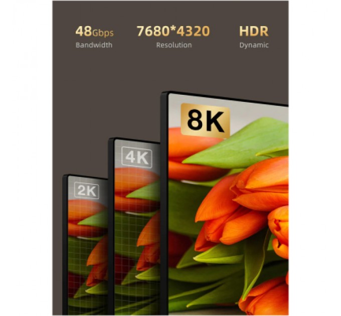 Cabletime Кабель мультимедійний HDMI to HDMI 50.0m v2.1 AOC Cabletime (CA914036)