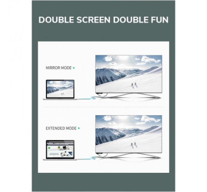 Cabletime Кабель мультимедійний mini DisplayPort to HDMI 1.0m Cabletime (CA914593)