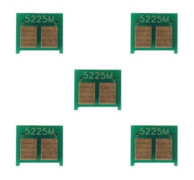 BASF Чип для картриджа HP CLJ CP5220/5225 Yellow BASF (WWMID-71853)