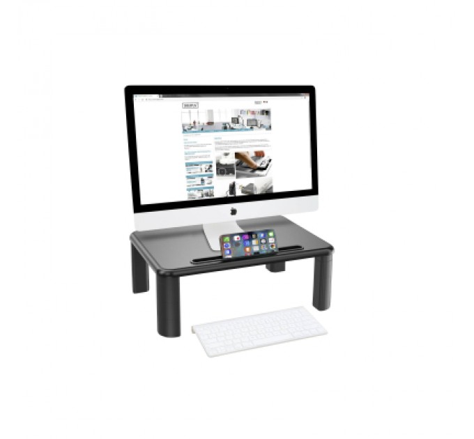 Digitus Підставка до монітора Digitus Ergonomic Monitor Riser, black (DA-90458)