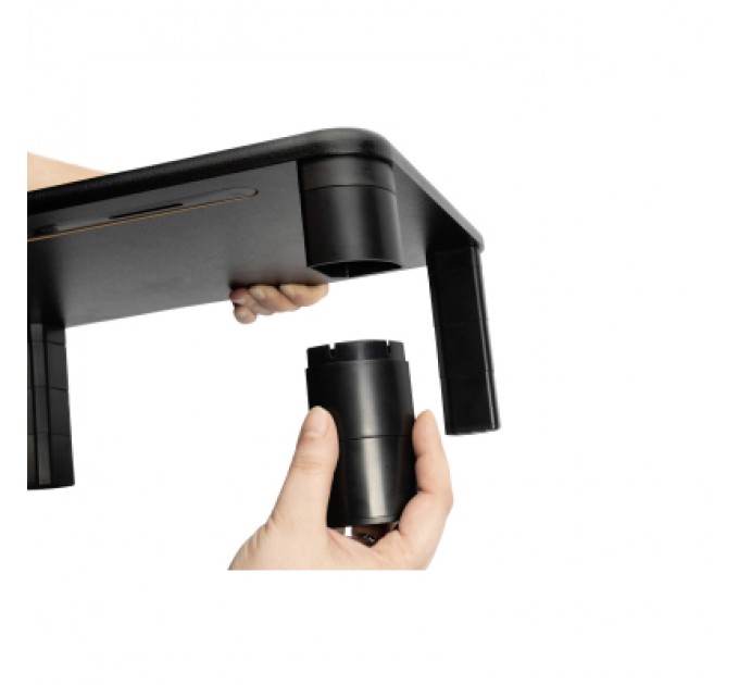 Digitus Підставка до монітора Digitus Ergonomic Monitor Riser, black (DA-90458)